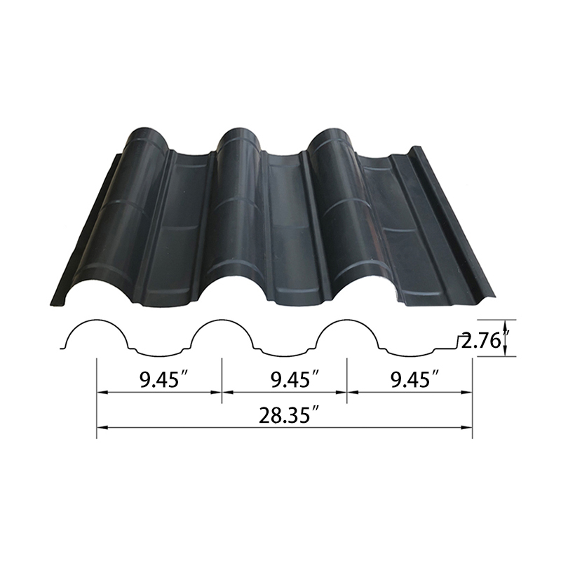 720 Model Wave fém tetőcserép 720 Model Wave fém tetőcserép