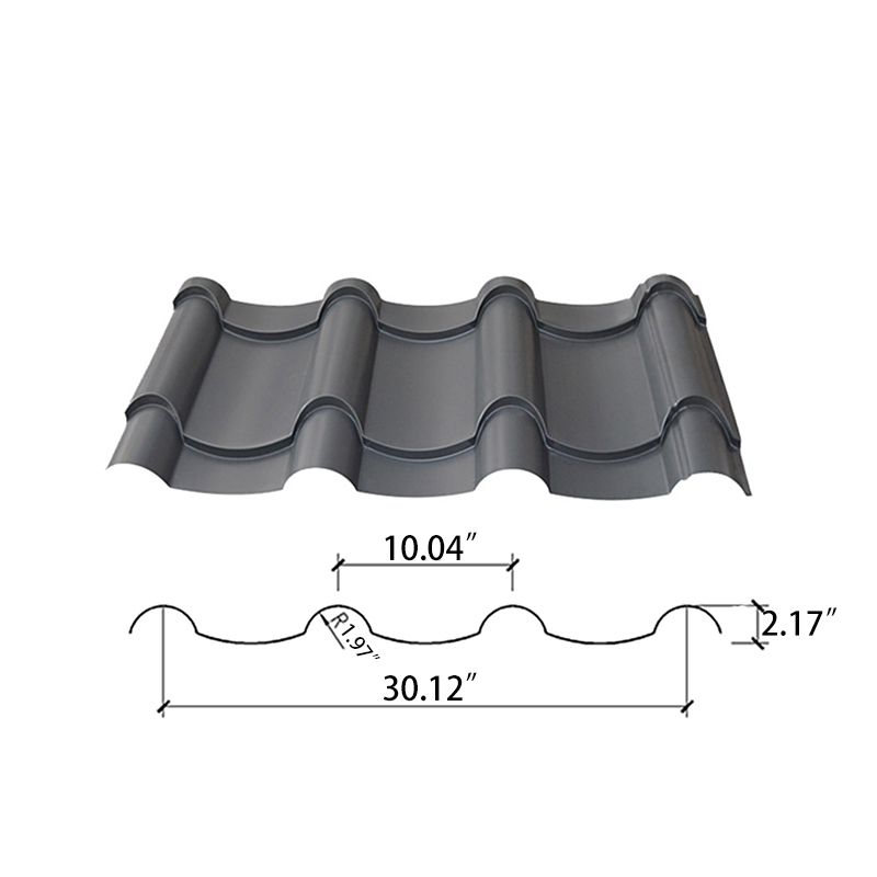 765 Model Wave fém tetőcserép 765 Model Wave fém tetőcserép
