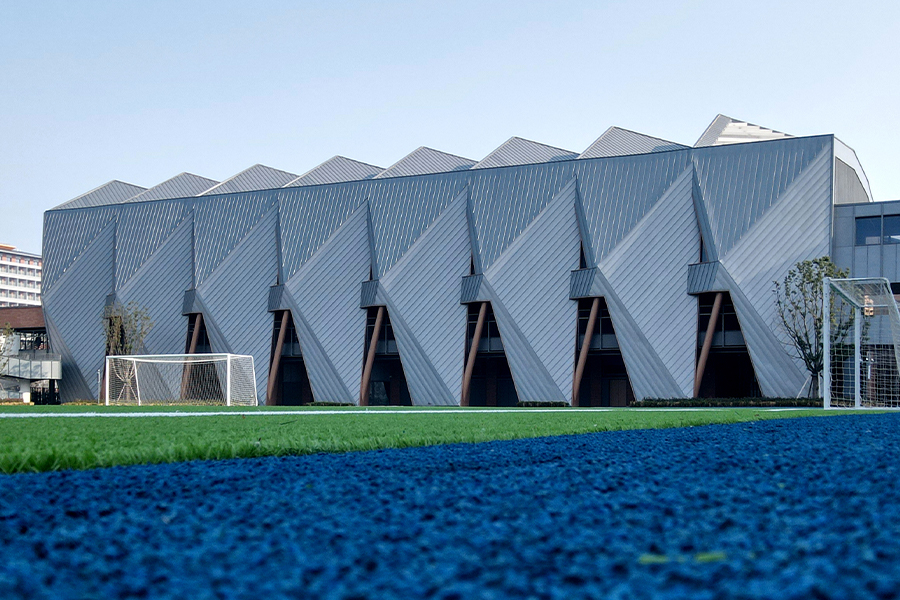 Dishui Lake Gymnasium tetőfedő projektje
